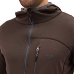 Sweat à capuche en laine mérinos Maestro - Maison Flavigny