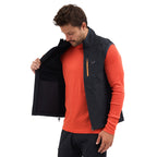 Gilet sans manches en laine mérinos Shield - Maison Flavigny