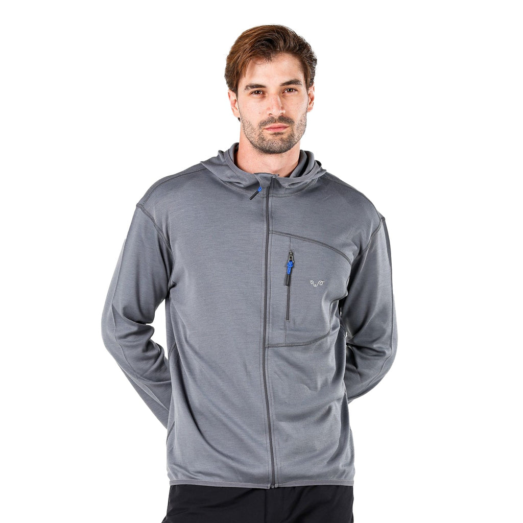 Sweat à capuche en laine mérinos Maestro - Maison Flavigny