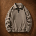 Sweat-shirt moderne à col zippé - Maison Flavigny