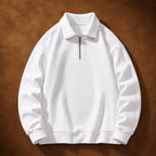 Sweat-shirt moderne à col zippé - Maison Flavigny
