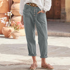 Pantalon décontracté coupe décontractée Aria - Maison Flavigny