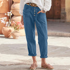 Pantalon décontracté coupe décontractée Aria - Maison Flavigny