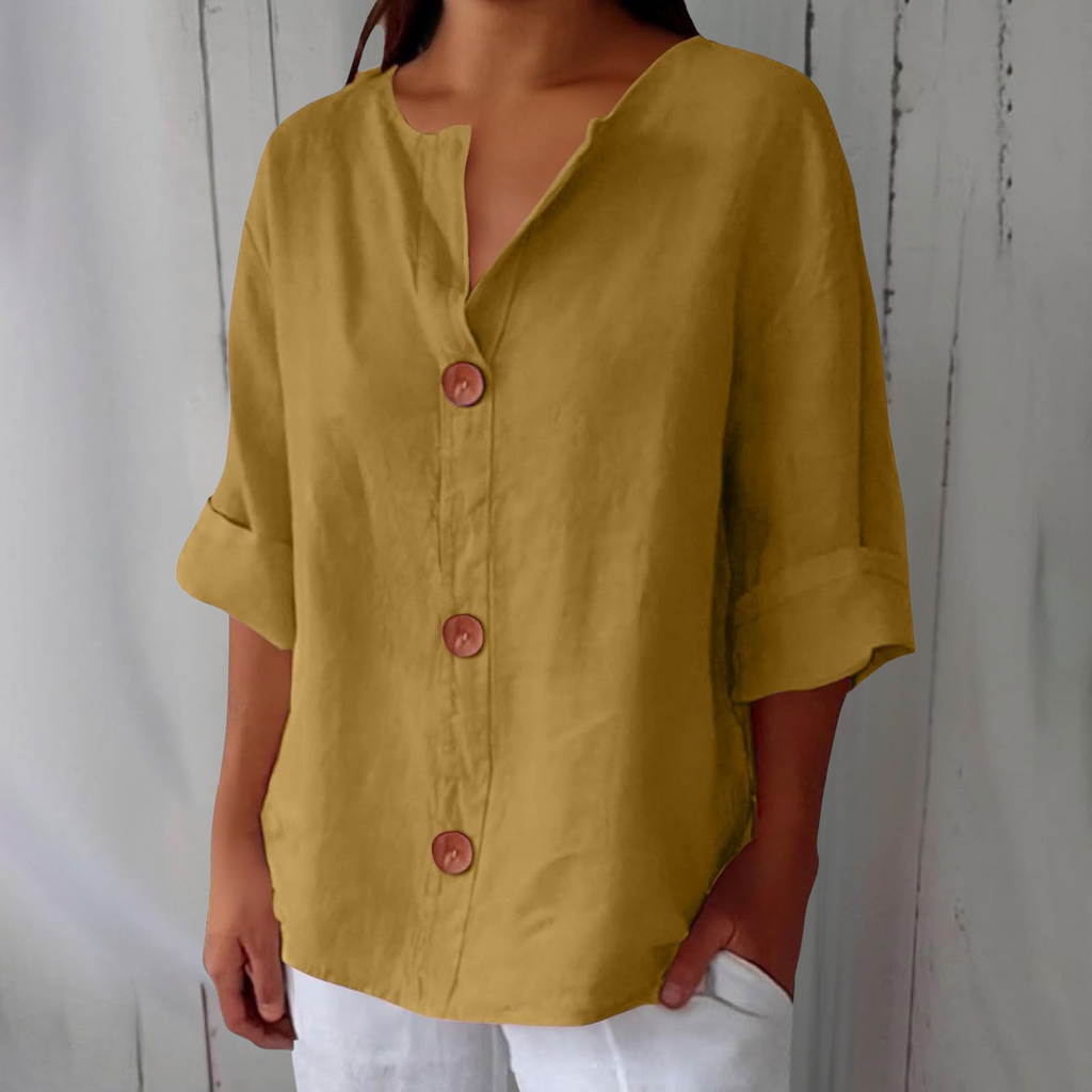 Blouse en lin Noora - Maison Flavigny