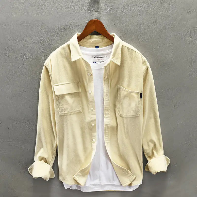 Chemise en velours côtelé Ambrosio - Maison Flavigny