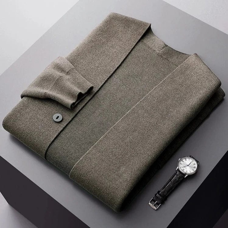 Cardigan en laine vierge Benigno - Maison Flavigny