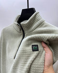 Pull à col zippé en alpaga - Maison Flavigny