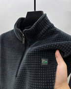 Pull à col zippé en alpaga - Maison Flavigny