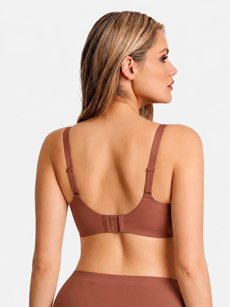 Soutien-gorge gel sans coutures ni armatures – Push-up col V plongeant