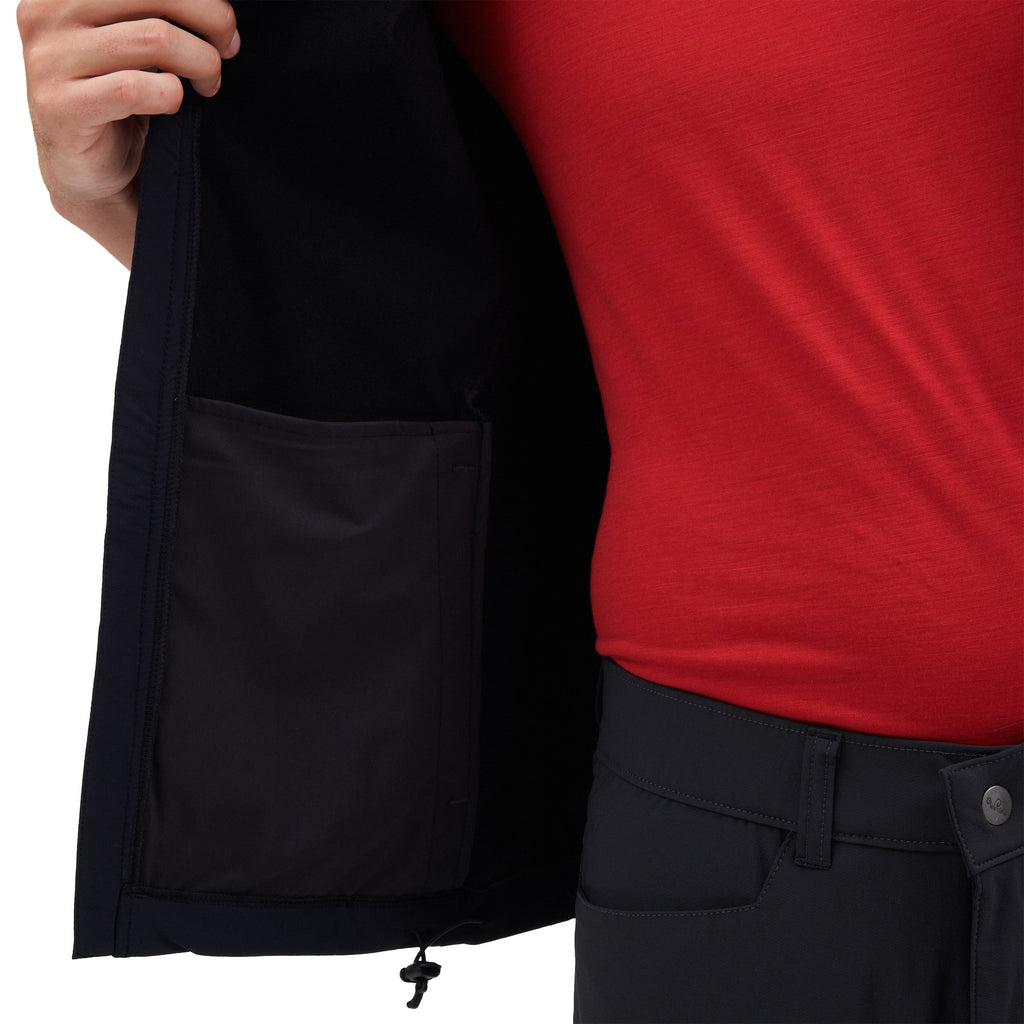 Gilet sans manches en laine mérinos Shield - Maison Flavigny