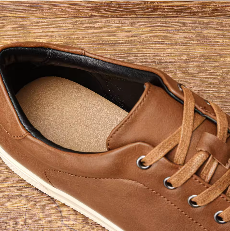 Baskets décontractées en cuir - Maison Flavigny