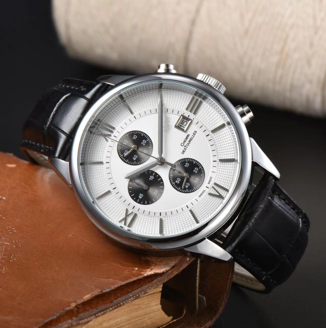 Montre chronographe à calendrier perpétuel Perpetual - Maison Flavigny