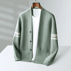 Cardigan en laine vierge Benigno - Maison Flavigny