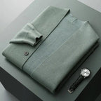 Cardigan en laine vierge Benigno - Maison Flavigny