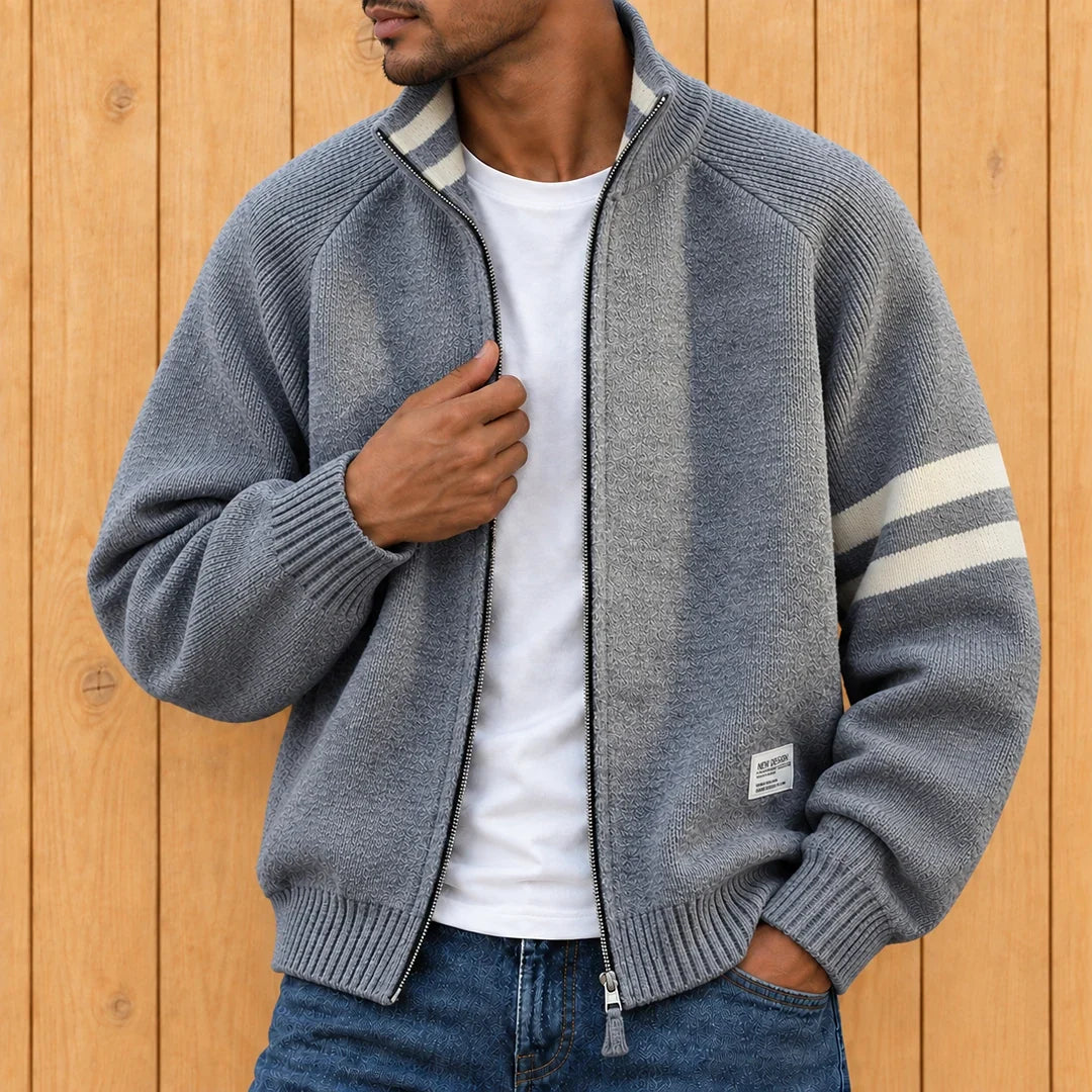 Veste rayée Textured - Maison Flavigny