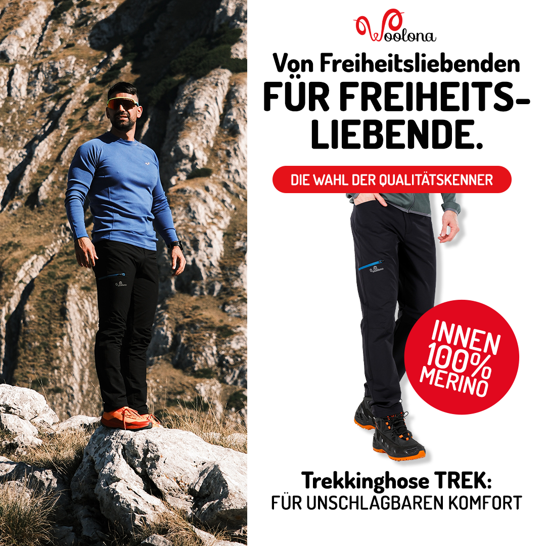 Pantalon en laine mérinos Trek - Maison Flavigny