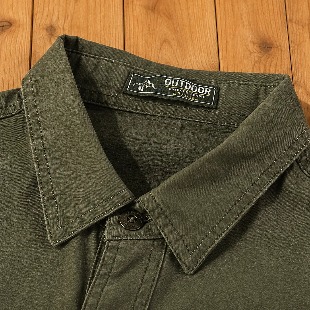 Chemise utilitaire boutonnée - Maison Flavigny