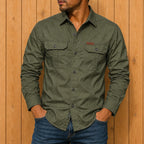 Chemise utilitaire boutonnée - Maison Flavigny