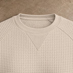 Sweat-shirt en nid d'abeille en maille - Maison Flavigny