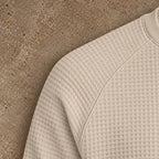 Sweat-shirt en nid d'abeille en maille - Maison Flavigny