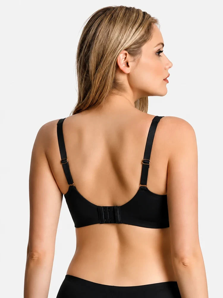 Soutien-gorge gel sans coutures ni armatures – Push-up col V plongeant