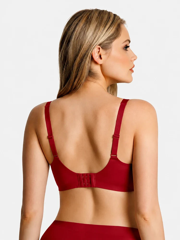 Soutien-gorge gel sans coutures ni armatures – Push-up col V plongeant