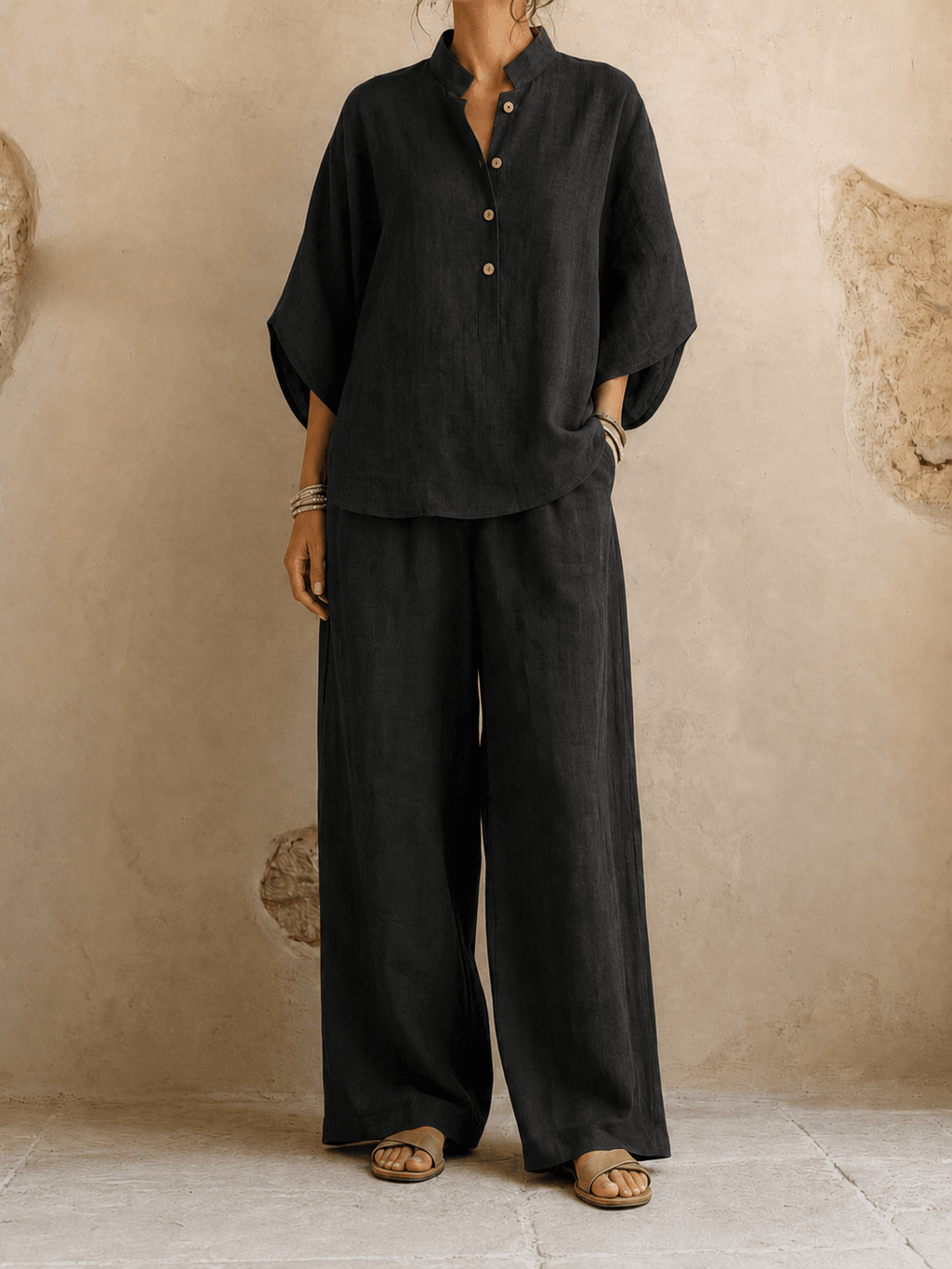 Pantalon large Maribel - Maison Flavigny
