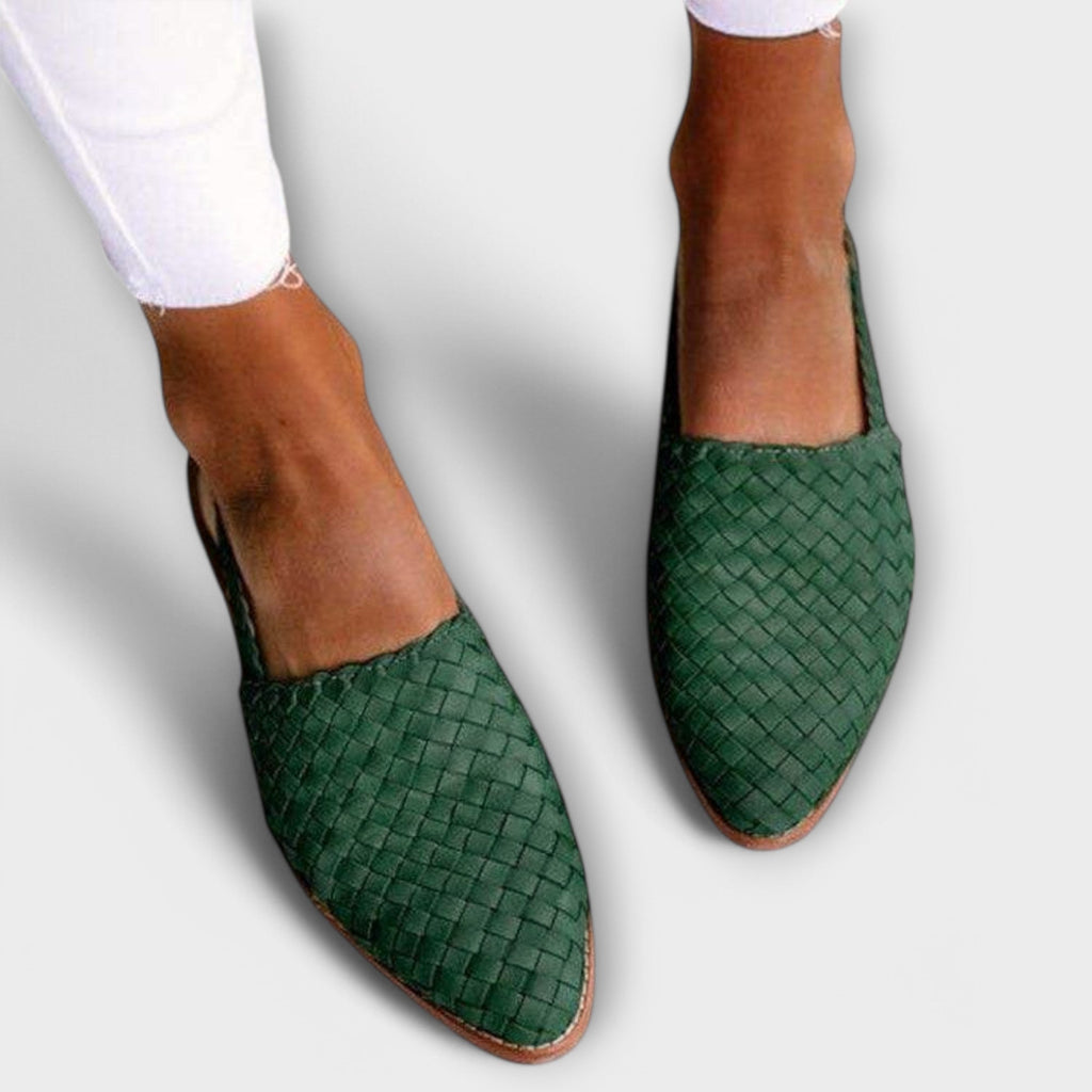 Mocassins tressés Aurora - Maison Flavigny