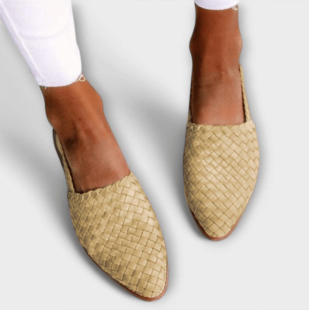 Mocassins tressés Aurora - Maison Flavigny