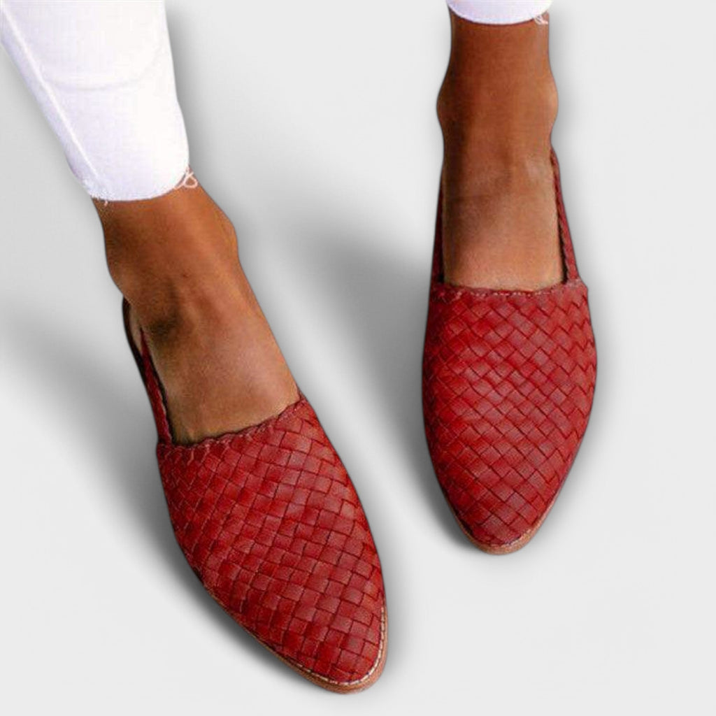 Mocassins tressés Aurora - Maison Flavigny