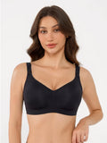 Soutien-gorge grande taille sans coutures ni armatures, couvrance intégrale