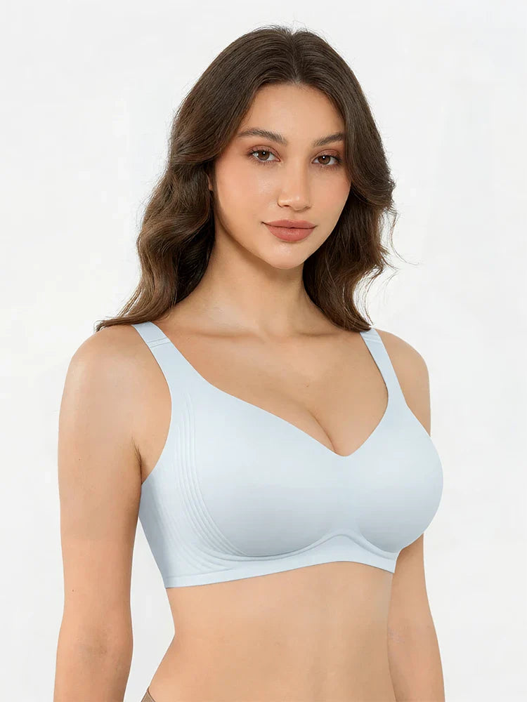 Soutien-gorge grande taille sans coutures ni armatures, couvrance intégrale