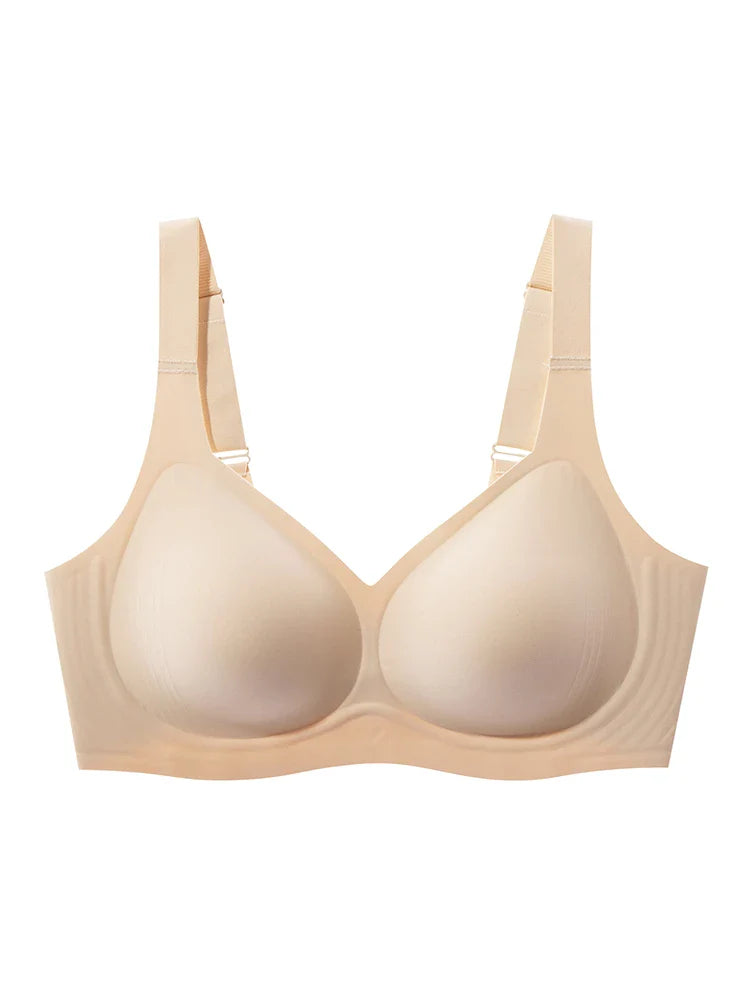 Soutien-gorge grande taille sans coutures ni armatures, couvrance intégrale