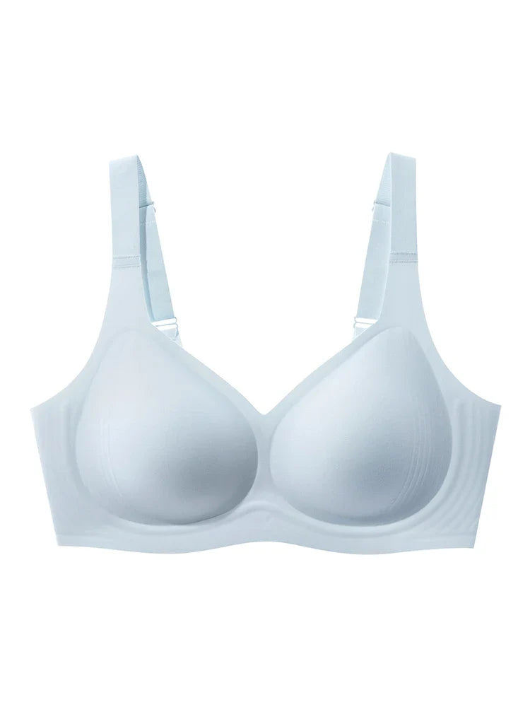 Soutien-gorge grande taille sans coutures ni armatures, couvrance intégrale