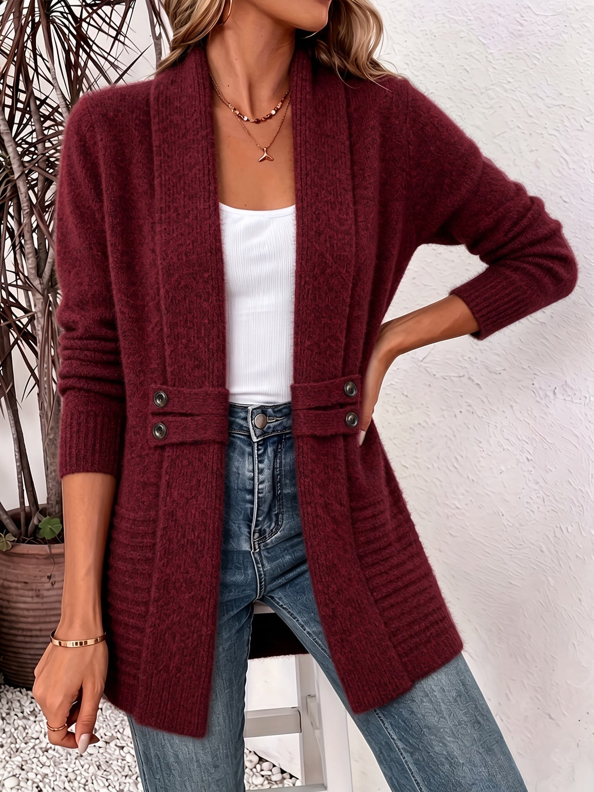 Cardigan ajusté Vivian - Maison Flavigny