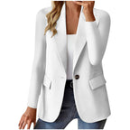 Blazer ajusté à la coupe à col cranté Miranda - Maison Flavigny