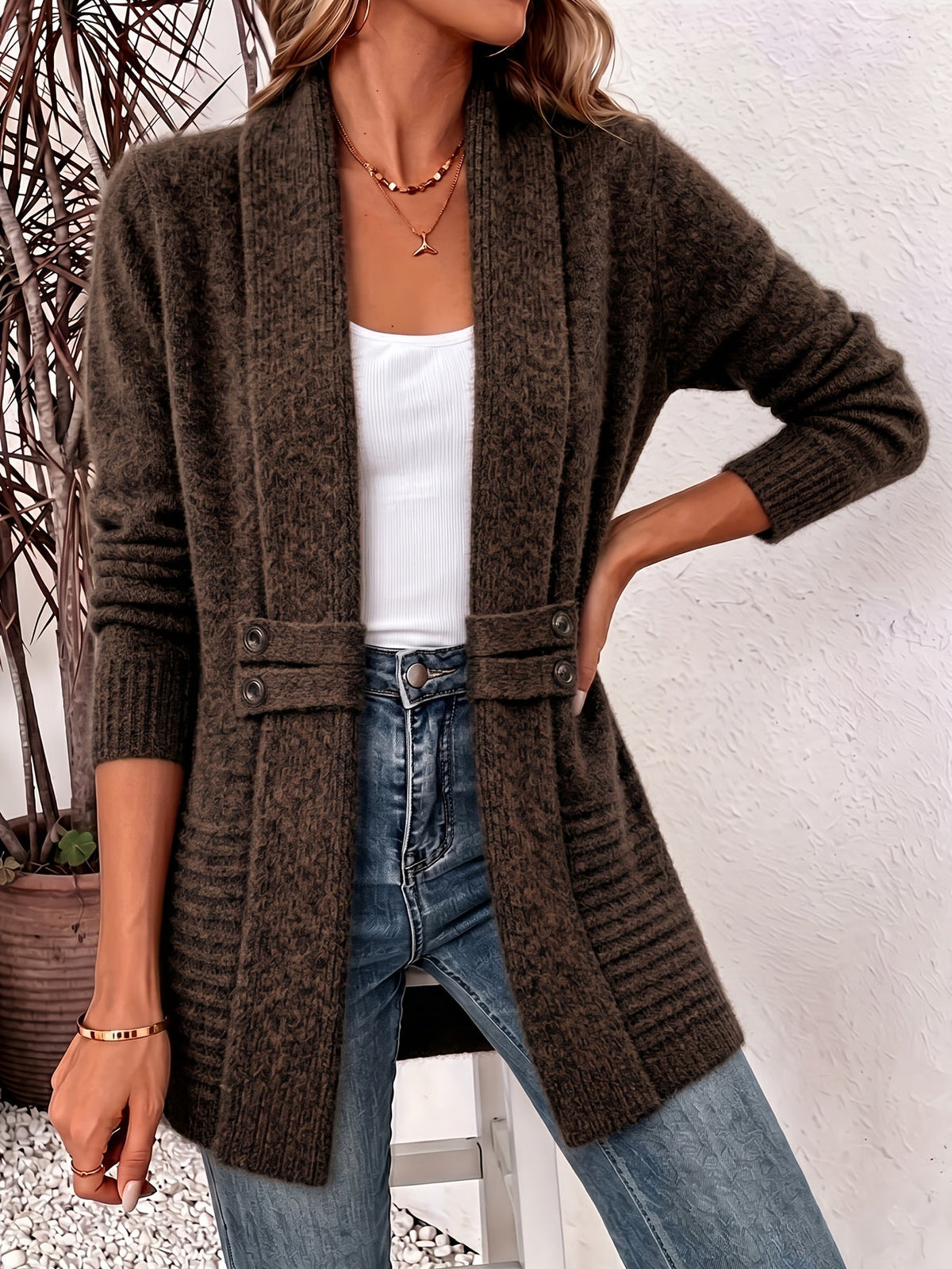 Cardigan ajusté Vivian - Maison Flavigny