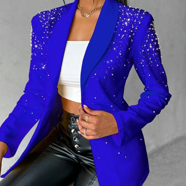 Blazer ajusté à la coupe à col cranté Kennedy - Maison Flavigny