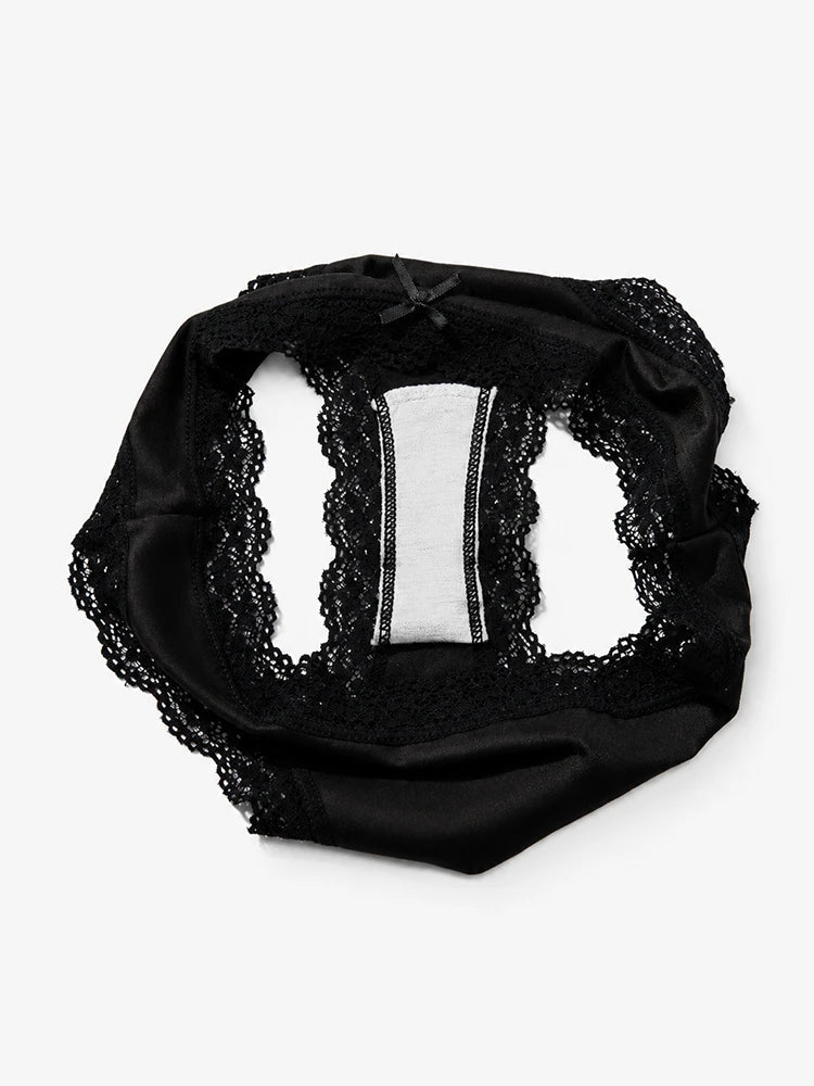 Lot de 7 strings en dentelle imprimé léopard