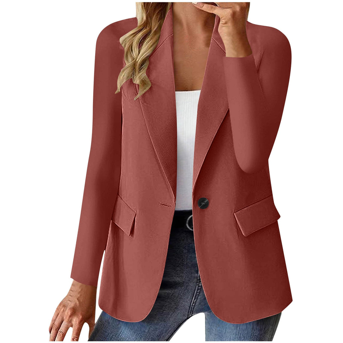 Blazer ajusté à la coupe à col cranté Miranda - Maison Flavigny