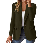 Blazer ajusté à la coupe à col cranté Miranda - Maison Flavigny