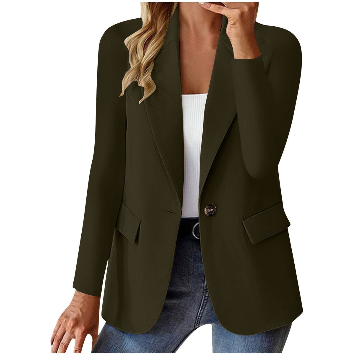 Blazer ajusté à la coupe à col cranté Miranda - Maison Flavigny