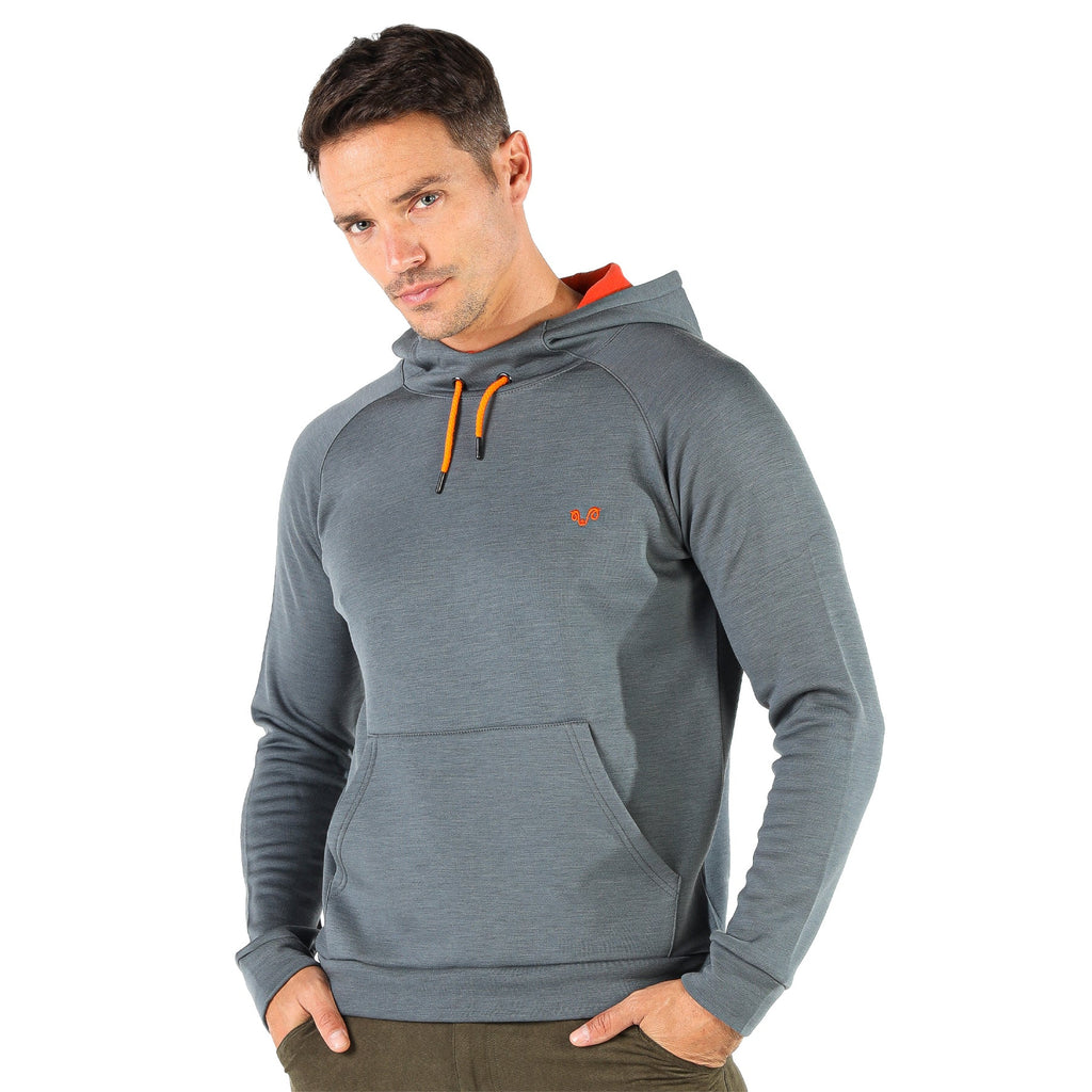 Sweat à capuche en laine mérinos Scout - Maison Flavigny