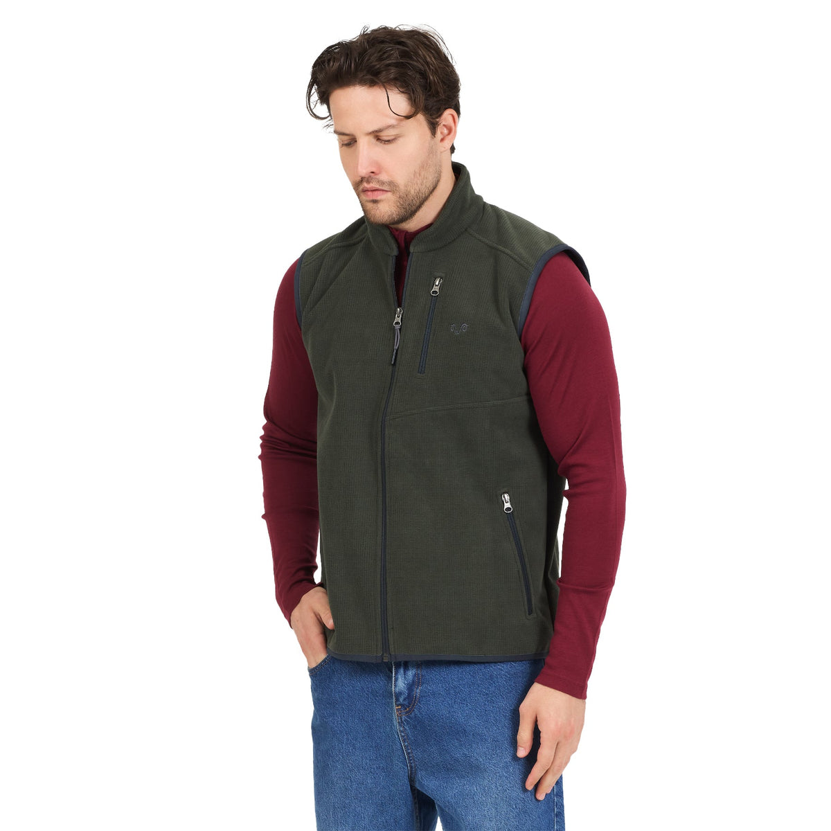 Gilet sans manches en laine mérinos Polarfleece - Maison Flavigny