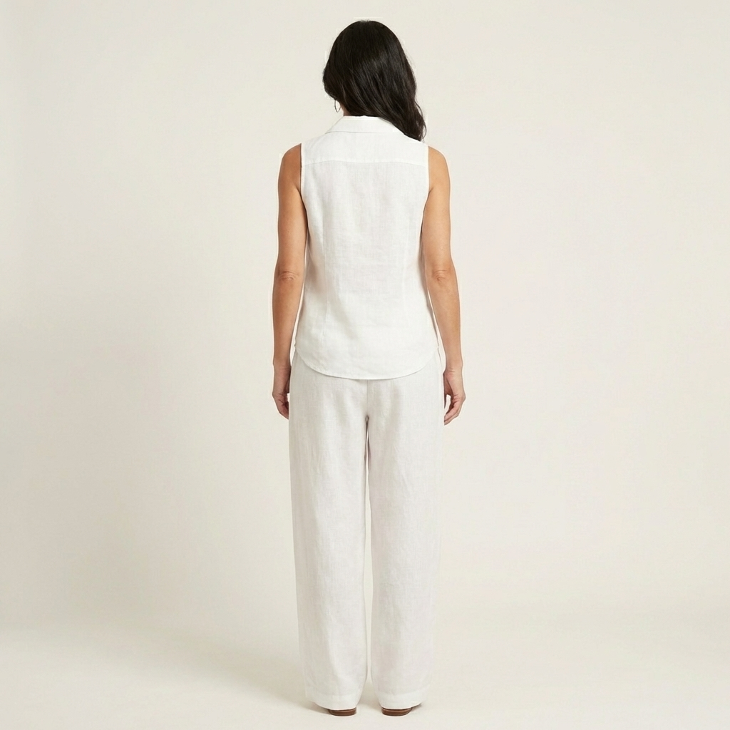 Ensemble large en lin Twiila - Maison Flavigny
