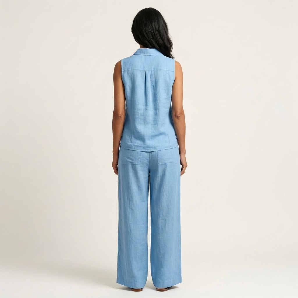 Ensemble large en lin Twiila - Maison Flavigny