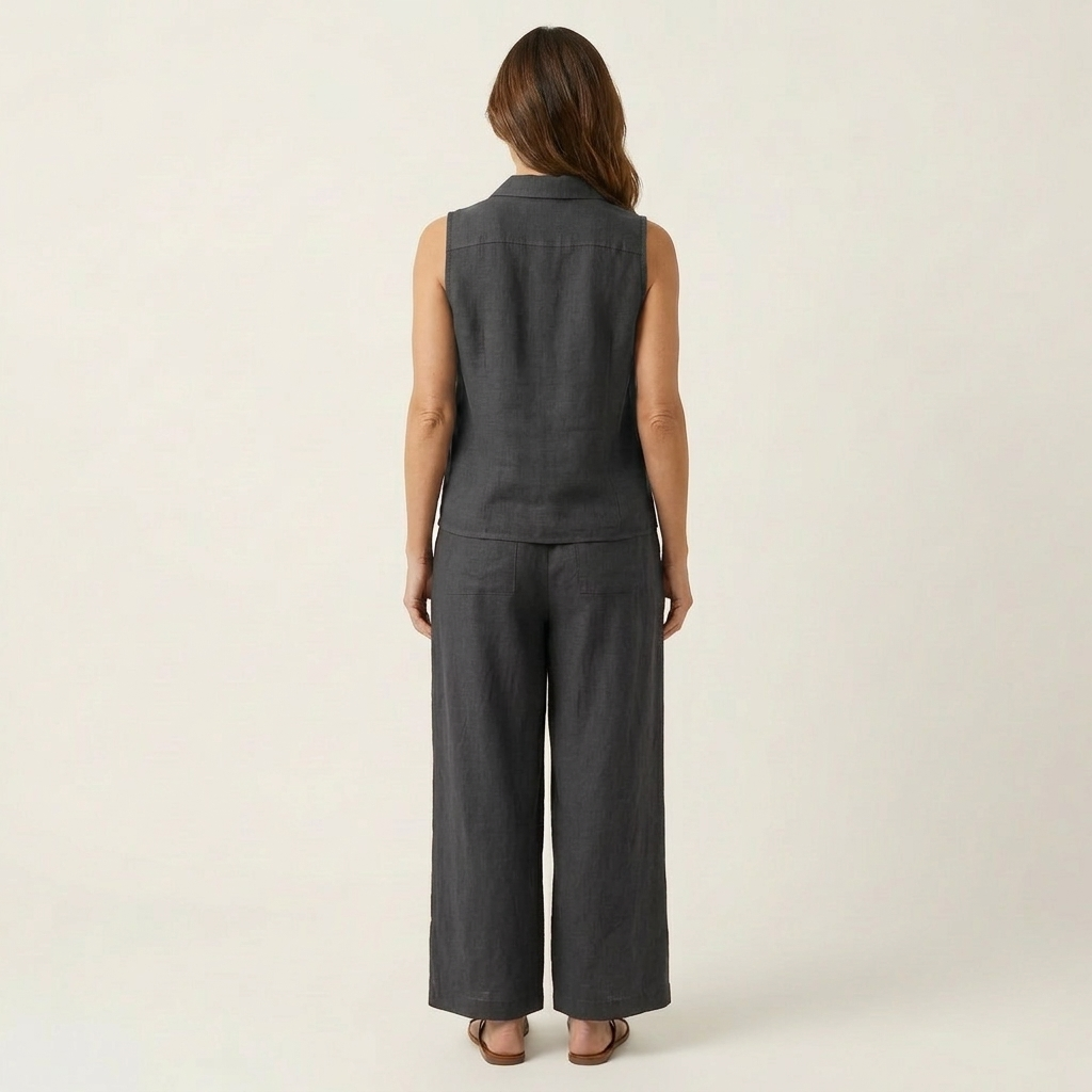 Ensemble large en lin Twiila - Maison Flavigny