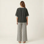 Ensemble rayé large Juliana - Maison Flavigny