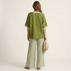 Ensemble rayé large Juliana - Maison Flavigny