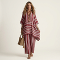 Ensemble rayé en mélange coton-lin Kiara - Maison Flavigny